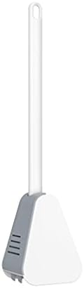 Silicone Toilet Brush with Holder Set for Bathroom Cleaning