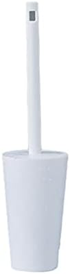 GYDMEG Toilet Bowl Brush with Holder and Cover Lid White