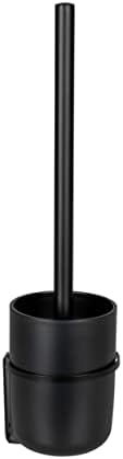 WENKO Turbo-Loc Toilet Brush Holder Set Black