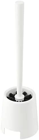 IKEA Bolmen White Toilet Brush with Holder