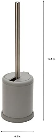 Bath Bliss Toilet Brush with Self Closing Lid and 360 Degree Head