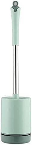 KAAZEE Toilet Brush Holder with No-Slip Handle and Flexible Bristles 1
