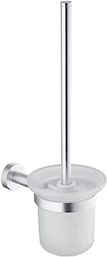 DLUXCA Toilet Brush Holder with Glass Caddy