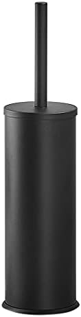 UNNS Toilet Brush with Base and Holder - Black