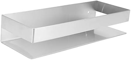Stainless Steel Shower Caddy with Large Lid for Home and Kitchen