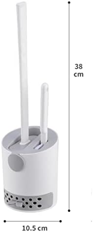 UOHUFIDABFD Toilet Brush Holder with Silicone Handle