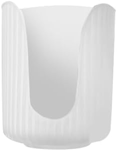 VESNIBA Plastic Bathroom Cup Dispenser with Vertical Stripes