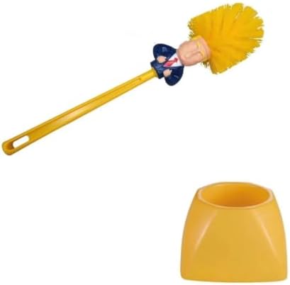 Novelty Trump Toilet Brush and Holder Set