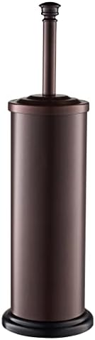 Estilo Stainless Steel Toilet Brush with Holder - Bronze Bathroom Set