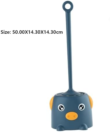 UINGBPXT Pink Toilet Brush with Holder and Plunger Combo 1