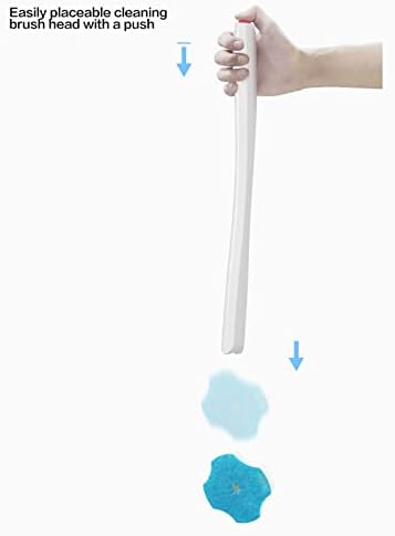Qinlorgo Toilet Brush Set with Holder and Cleaning Liquid 1