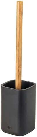 Vigar Zense Toilet Brush Set with Black Holder
