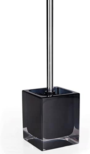 SYXL Toilet Brush with Holder Set Heavy Duty Cleaning Black