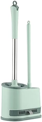 KAAZEE Toilet Brush Holder Set with No-Slip Handle and Flexible Bristles 1