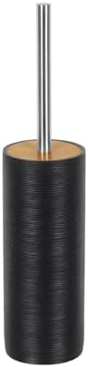 Kyoto Bamboo Toilet Brush Holder 1575 x 354 Black