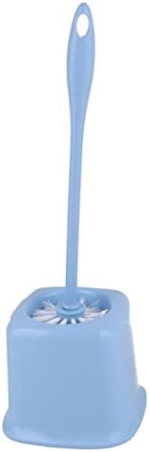 Plastic Toilet Brush Holder with Round Bristle Head