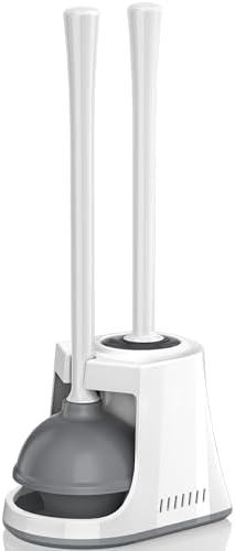LOVLOY 2-in-1 Toilet Brush and Plunger Set