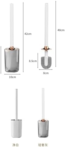 HFLYJPYW Toilet Brush Cleaner Set - Compact Durable