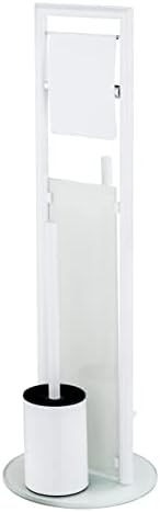 WENKO Ravina 3-in-1 Toilet Brush and Paper Holder