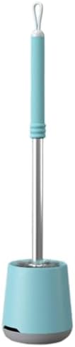 Toilet Brush with Covered Holder and Durable Bristles