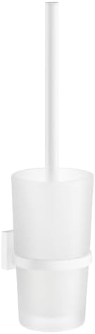 SMEDBO Toilet Brush with Frosted Glass Holder