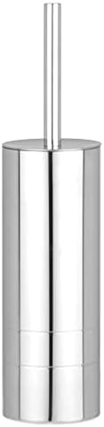 Classic Toilet Brush Holder Gloria Silver
