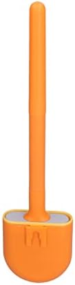 SYHAQYE Toilet Brush Holder Set - Wall Mounted Orange