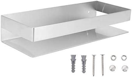 Stainless Steel Shower Caddy with Large Lid for Home and Kitchen