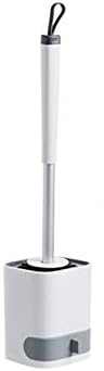 Toilet Brush Holder with Drain Drawer and TPR Brush Head