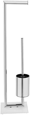 WENKO 17773100 Toilet Brush with Holder Steel Chrome