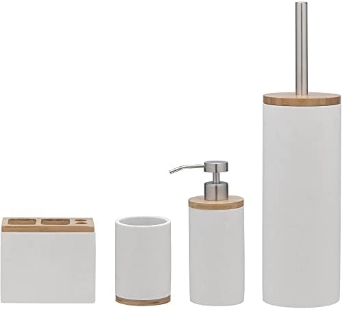 Sealskin Grace Toilet Brush and Holder White 1