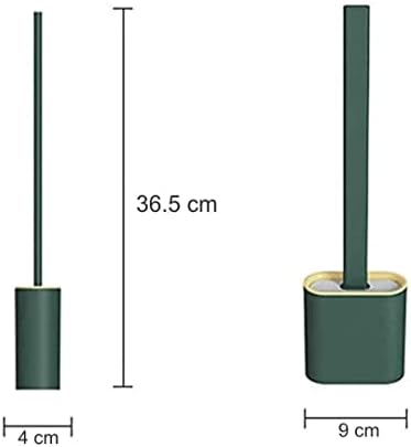 Silicone Toilet Brush Set with Wall Hook and Holder