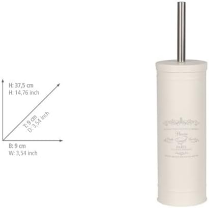 Wenko Toilet Brush Holder Beige 9x9x375 cm
