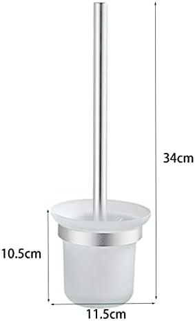 DLUXCA Toilet Brush Holder with Glass Caddy