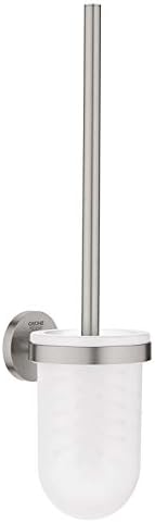 GROHE Essentials Toilet Brush Set Metal with Concealed Fastening