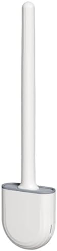 Soft Rubber Toilet Brush with Clamp - Deep Cleaning