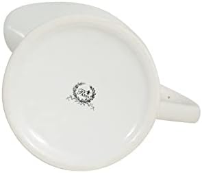White Porcelain Toilet Brush Holder 40x14x22 cm