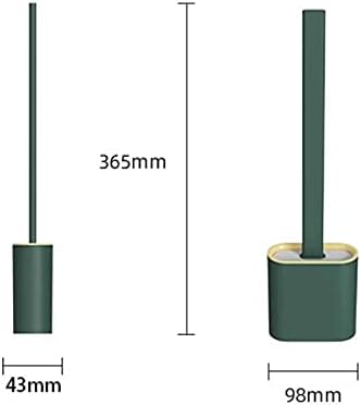 TETARI Toilet Brush Holder Set for Deep Cleaning