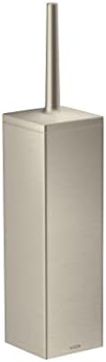 AXOR Universal Rectangular Toilet Brush Holder in Brushed Nickel