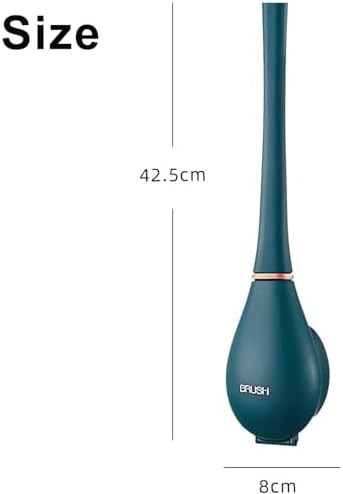 2025 Upgrade Flexible Silicone Toilet Brush with Holder