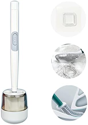 XINYAOAMAZ Wall Hanging Toilet Brush Set with Liquid Storage