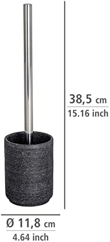 WENKO Toilet Brush Holder with Replaceable Brush Head