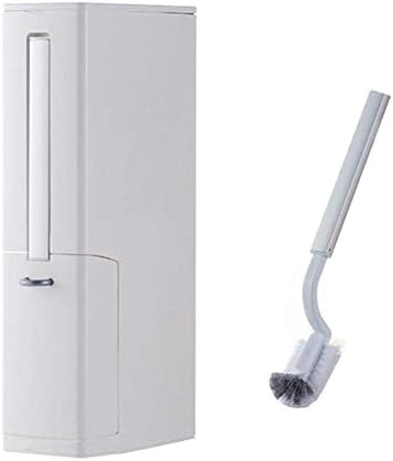 Toilet Brush Holder Set with Waste Bin - Slim Durable