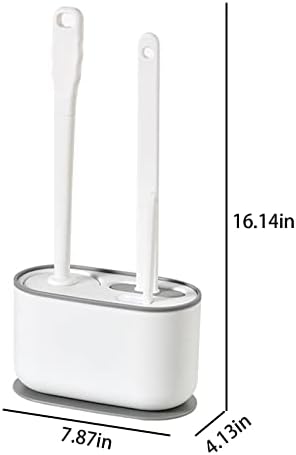 CENGNIAN Toilet Brush and Holder Set 3 in 1
