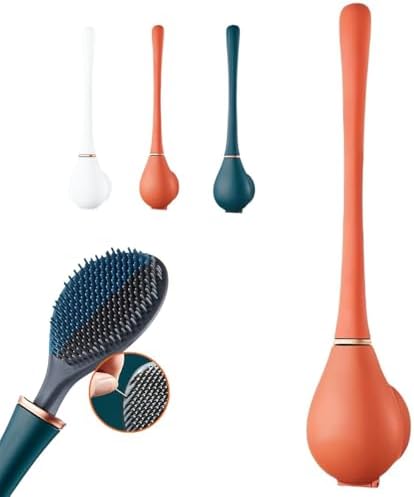 2025 Flexible Silicone Toilet Brush Set with Holder