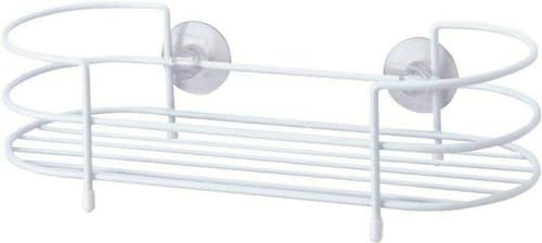 FINANCIALLY LIT Shower Caddy White Wall Shelf Organizer