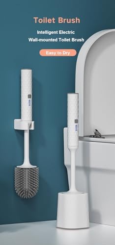 ESYER Electric Toilet Brush with Holder 1