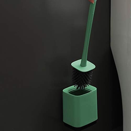 UNNS Wall-Mounted Toilet Brush with TPR Head and Holder 1