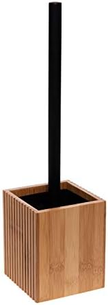 Bath Bliss Small Square Oslo Bamboo Toilet Brush
