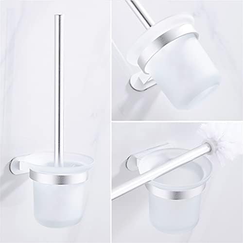 DLUXCA Toilet Brush Holder with Glass Caddy